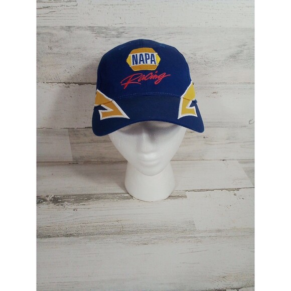 Napa Racing Michael Waltrip 55 Toyota/Cap Blue And Yellow - Picture 2 of 12